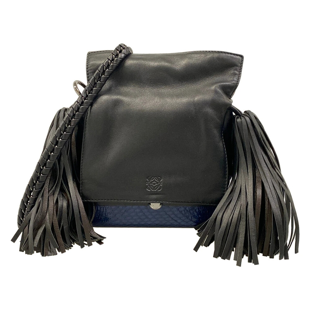 Loewe Flamenco Black Navy Dark Brown #338906L99B